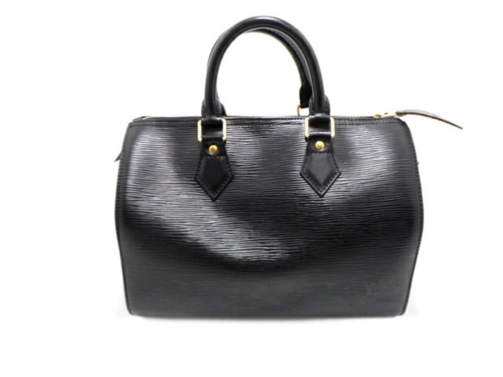 LOUIS VUITTON Speedy bag Epi leather Noir Black